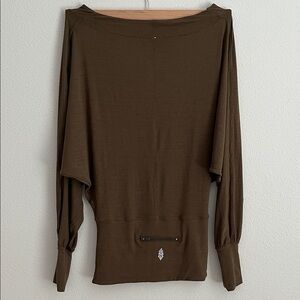 FP movement olive green Women's Top, size XS